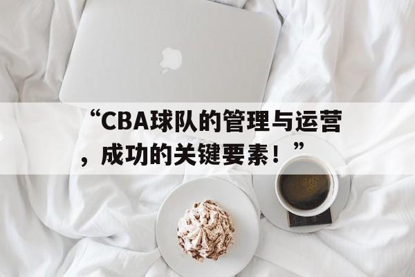 关于“CBA球队的管理与运营，成功的关键要素！”的信息